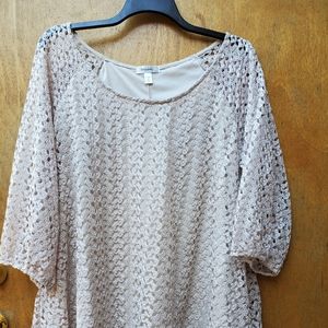 Dress Barn Beige Dressy top